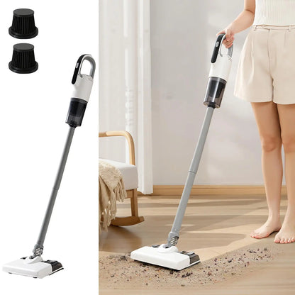 Cordless Vacuum Cleaner, 2-In-1 Handheld Stick Vac with Mop Function, Powerful Suction for Hardwood Floors & Carpets, Rechargeable Indoor Recreation Tool