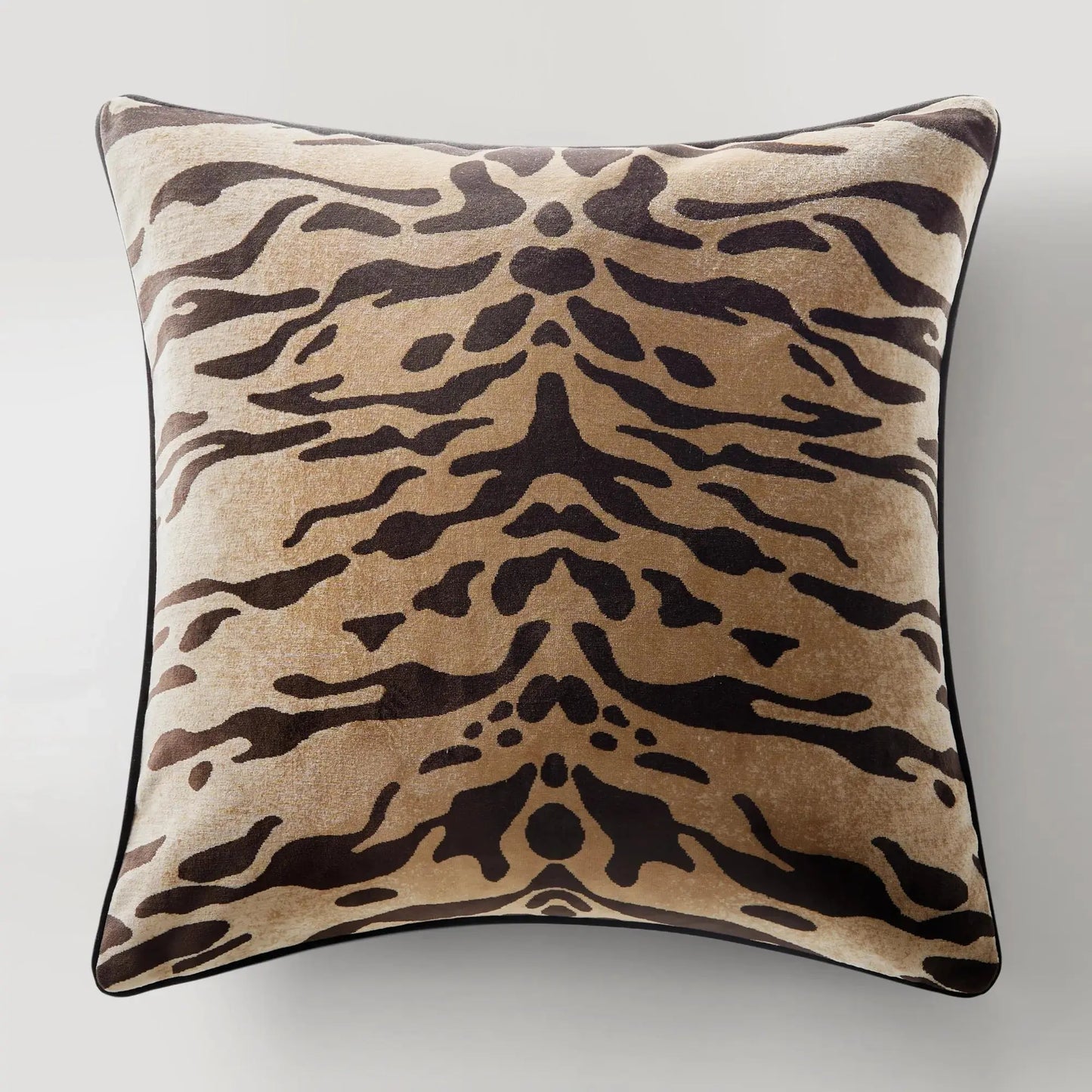 Z Gallerie Soft Bronze Animal Standard Pillow - 22In, Removable Design Cushion, Animal Standard Pillows