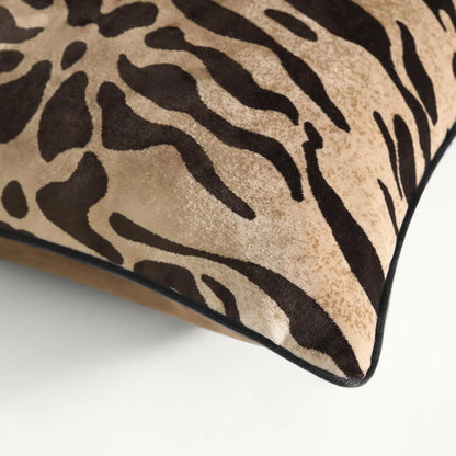 Z Gallerie Soft Bronze Animal Standard Pillow - 22In, Removable Design Cushion, Animal Standard Pillows