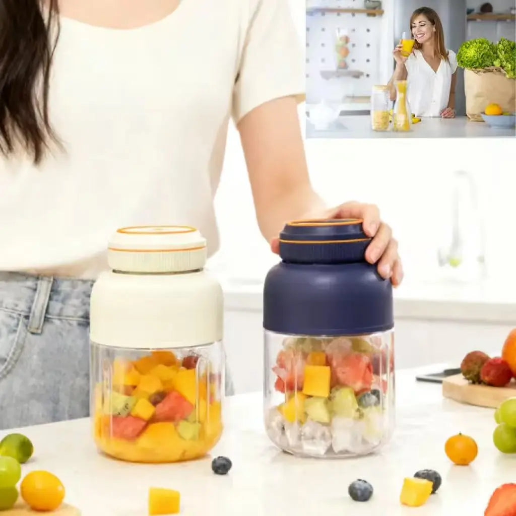Portable USB Rechargeable Juicer and Smoothie Blender Cup - Multifunctional Household Appliance for Summer Essentials