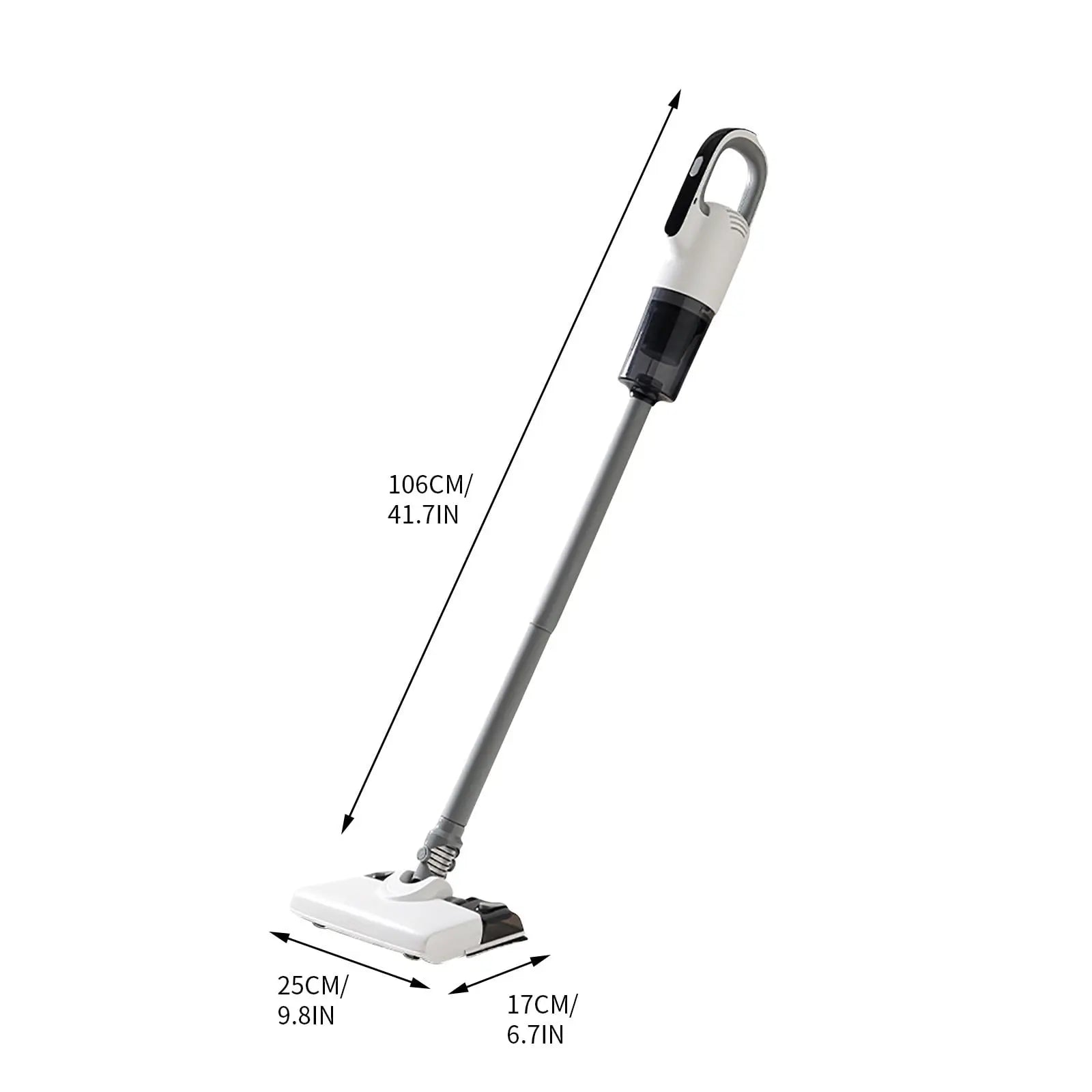 Cordless Vacuum Cleaner, 2-In-1 Handheld Stick Vac with Mop Function, Powerful Suction for Hardwood Floors & Carpets, Rechargeable Indoor Recreation Tool