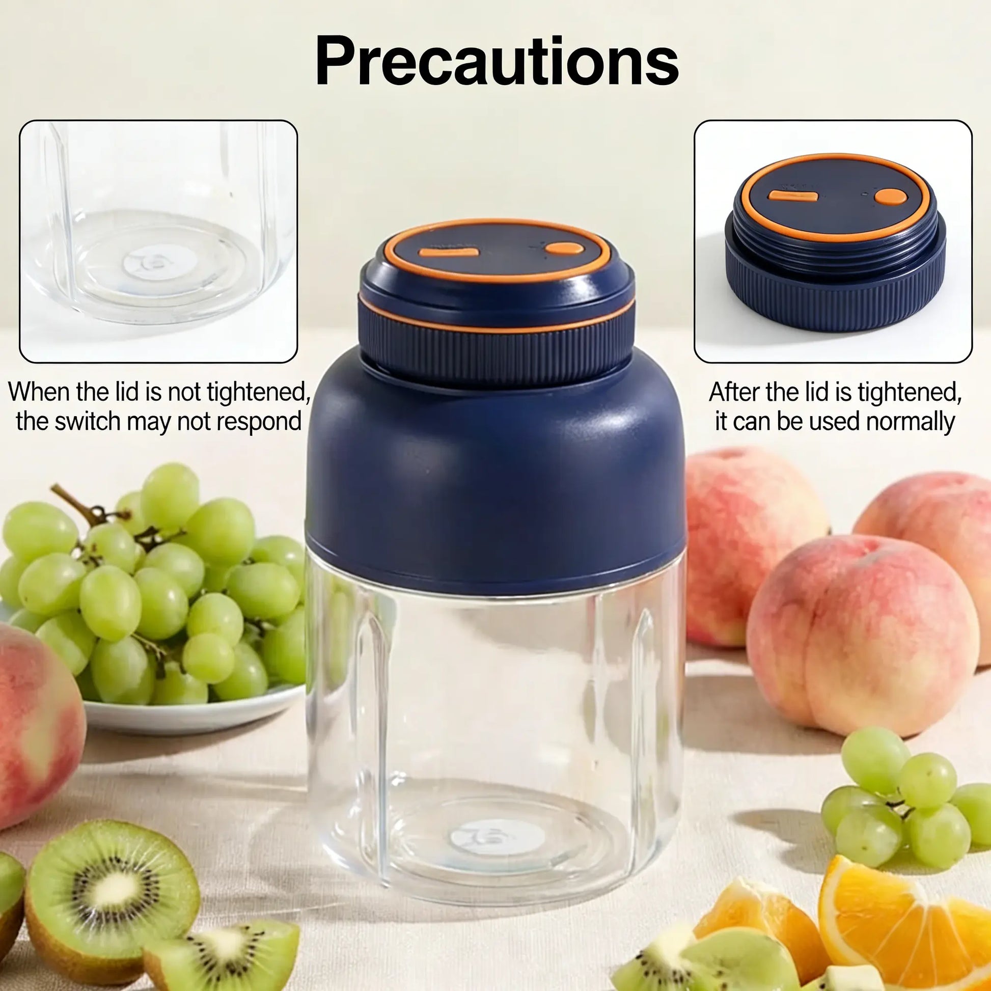 Portable USB Rechargeable Juicer and Smoothie Blender Cup - Multifunctional Household Appliance for Summer Essentials