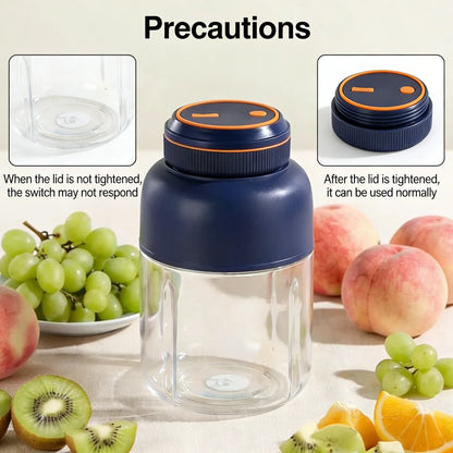 Portable USB Rechargeable Juicer and Smoothie Blender Cup - Multifunctional Household Appliance for Summer Essentials