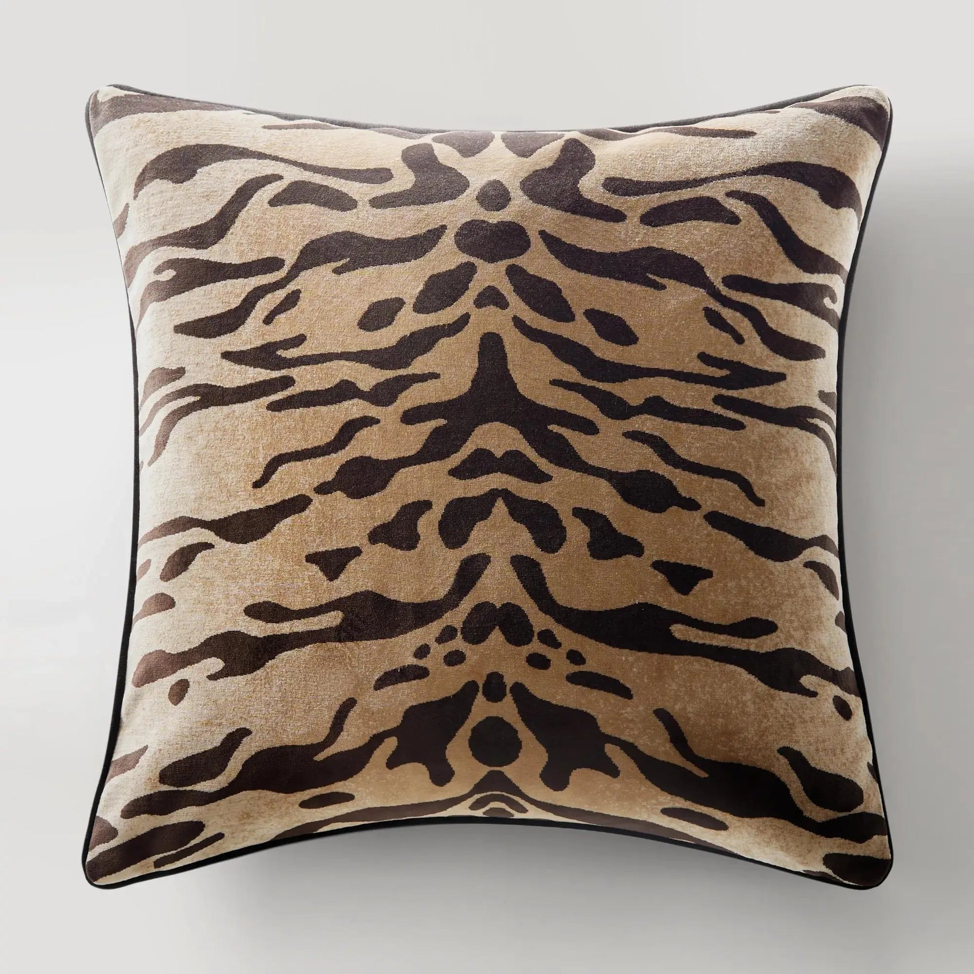 Z Gallerie Soft Bronze Animal Standard Pillow - 22In, Removable Design Cushion, Animal Standard Pillows
