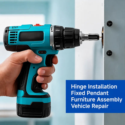 3-Piece Magnetic Screwdriver Head Ring Set, Removable Tool for Drills | Universal Hex Bit Holder for Screwdrivers & Power Bits | Alloy Screw Holder for DIY Repairs