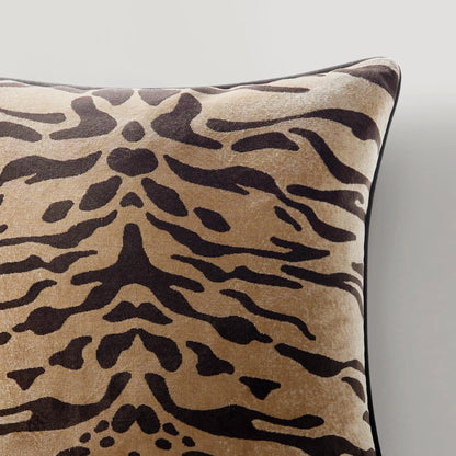 Z Gallerie Soft Bronze Animal Standard Pillow - 22In, Removable Design Cushion, Animal Standard Pillows