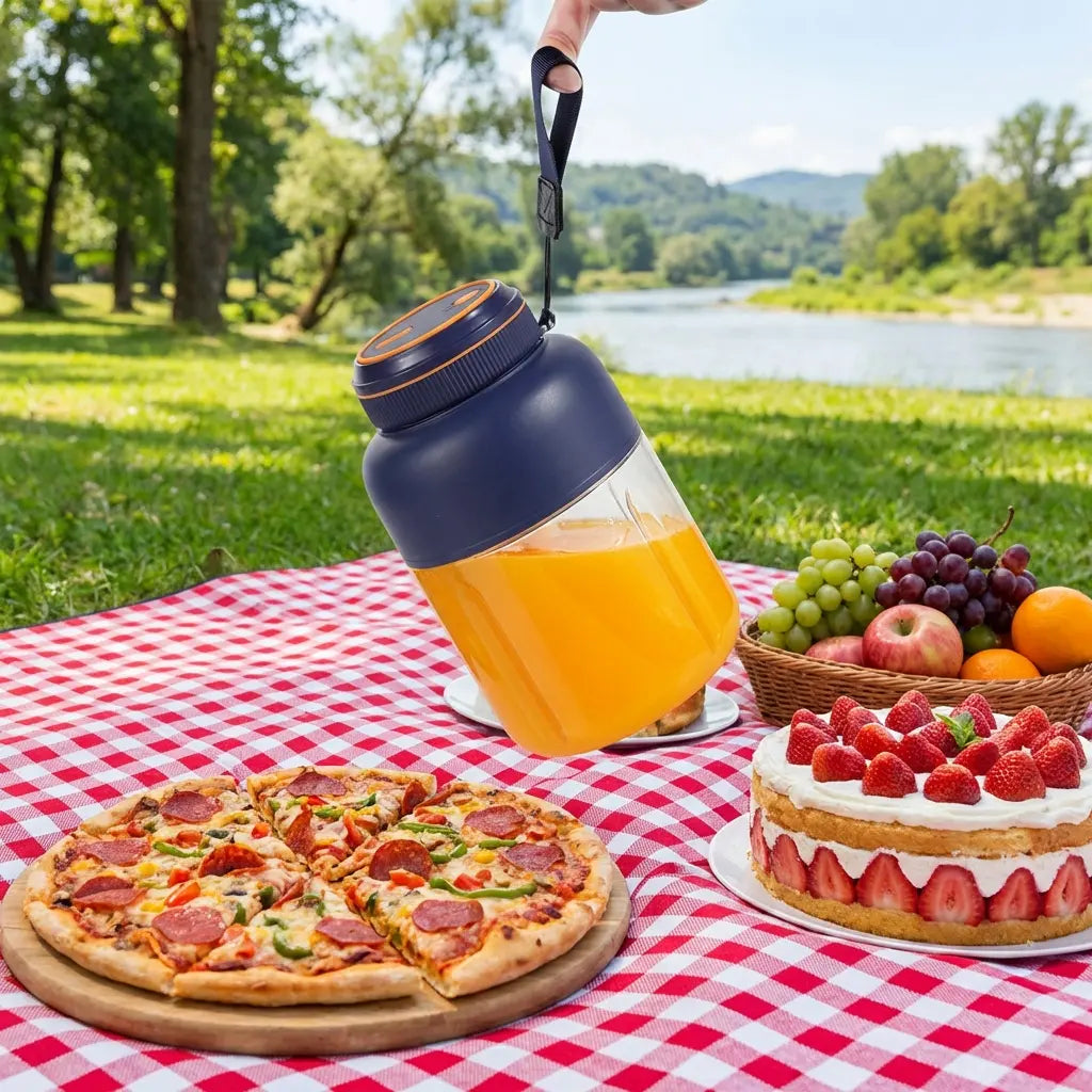 Portable USB Rechargeable Juicer and Smoothie Blender Cup - Multifunctional Household Appliance for Summer Essentials